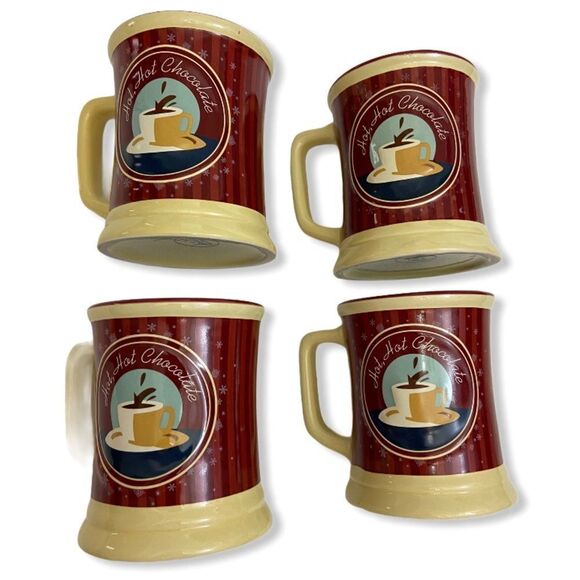 The Polar Express Train Ride Hot Chocolate 4pc. Mug Set - Picture 1 of 12